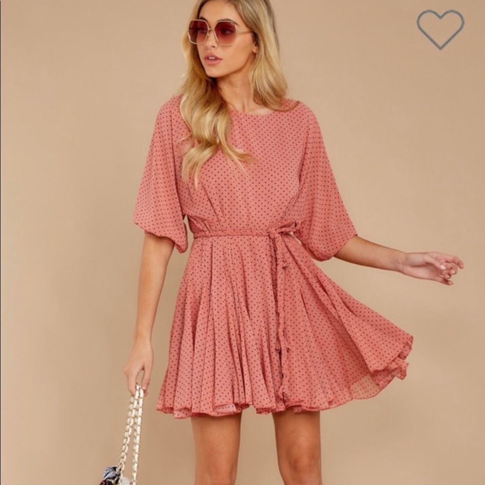 Inner Circle Pink Polka Dot Dress